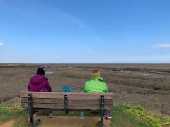 Day 3 lunch stop - on the way out of Thornham towards the beach at Holme Dunes